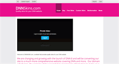 Desktop Screenshot of dnnskins.com